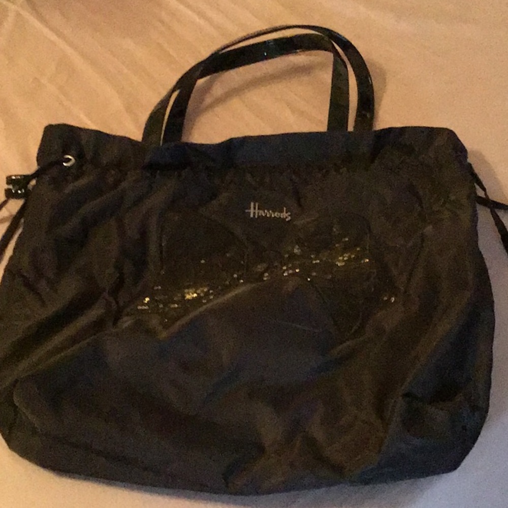 Harrods drawstring bag